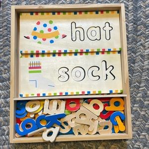 Melissa & Doug See and Spell puzzle